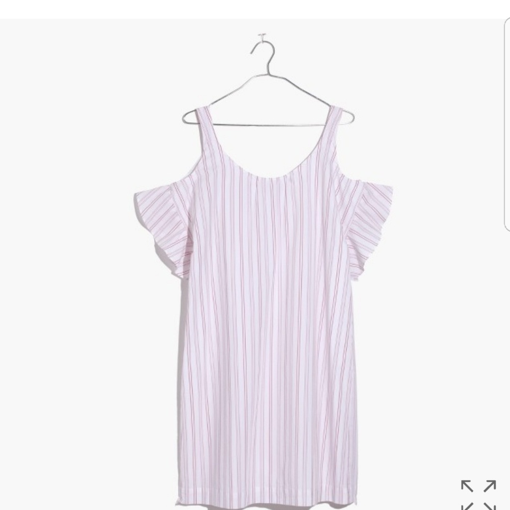 Madewell off the shoulder mini dress